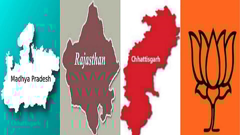 3 மாநிலங்கள், பாஜக