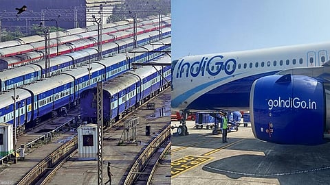 புயல் காரணமாக விமானங்கள், ரயில்கள் ரத்து