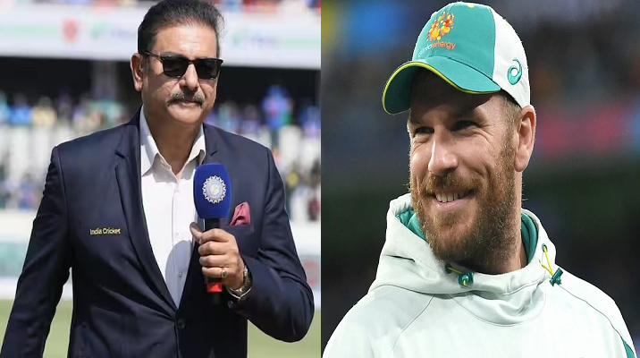 ravi shastri - aaron finch