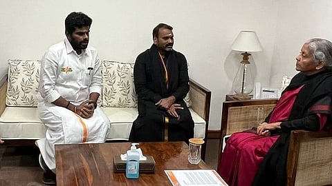 நிர்மலா சீதாராமனுடன் அண்ணாமலை சந்திப்பு