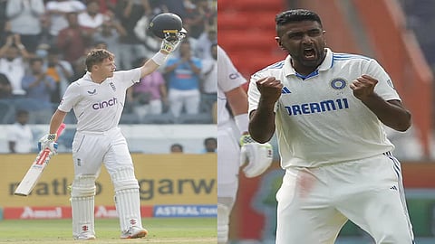 Ollie Pope - Ravi Ashwin