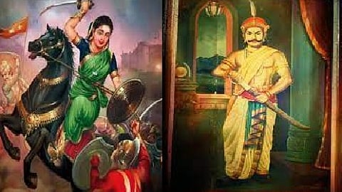 வேலுநாச்சியார், கட்டபொம்மன்