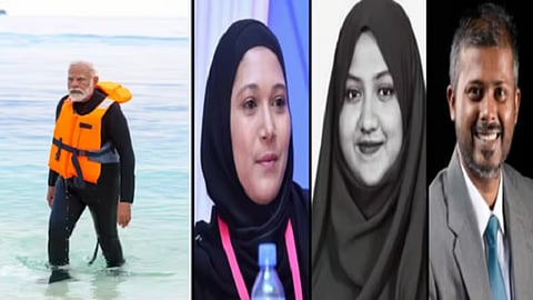 மோடி, மாலத்தீவு அமைச்சர்கள்