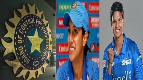 பிசிசிஐ, ஸ்மிருதி மந்தனா, தீப்தி சர்மா