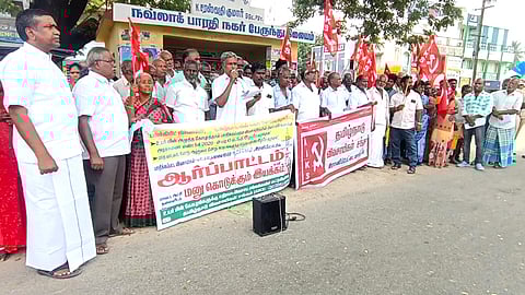 farmers protest