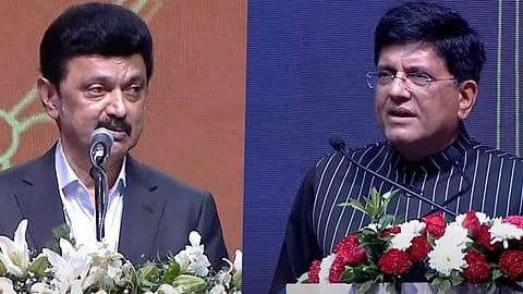 முதல்வர் மு.க.ஸ்டாலின் - மத்திய அமைச்சர் பியூஷ் கோயல்