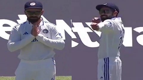 virat kohli shree ram pose