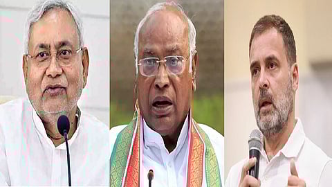 நிதீஷ்குமார், கார்கே, ராகுல்