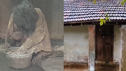 மனநலம் பாதிக்கப்பட்ட மூதாட்டி