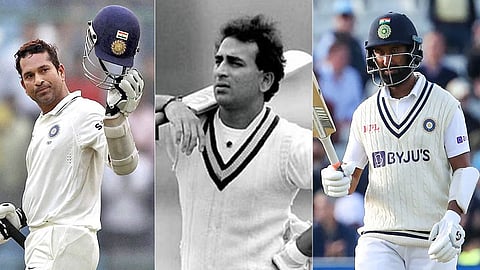 சச்சின் - கவாஸ்கர் - புஜாரா