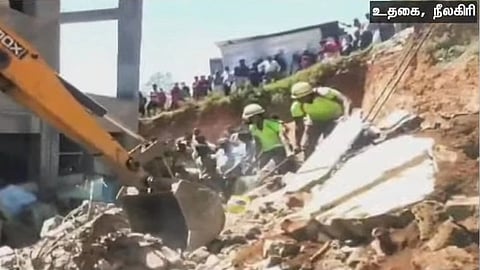 தடுப்புச் சுவர் இடிந்து விழுந்து 6 பேர் உயிரிழப்பு