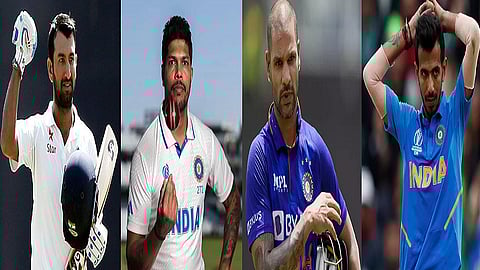 புஜாரா - உமேஷ் - தவான் - சாஹல்