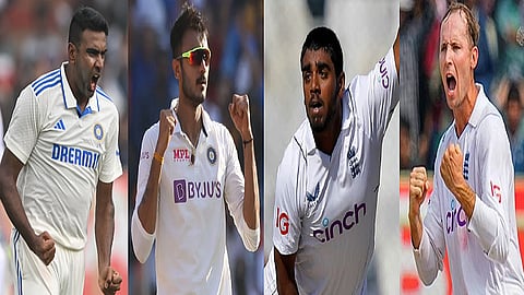 அஷ்வின் - அக்சர் - ரெஹன் - ஹார்ட்லி