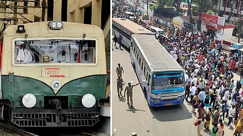 மின்சார ரயில் திடீர் ரத்தால் தாம்பரத்தில் குழப்பம்