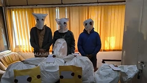 போதைப்பொருள் கடத்தலில் கைதானவர்கள்