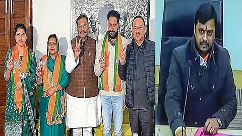 பாஜகவில் இணைந்த கவுன்சிலர்கள் மற்றும் மனோஜ் சோங்கர்