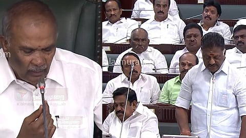 சபாநாயகர் அப்பாவு - ஓபிஎஸ்