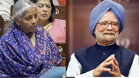 FM Nirmala sitharaman, Manmohan singh