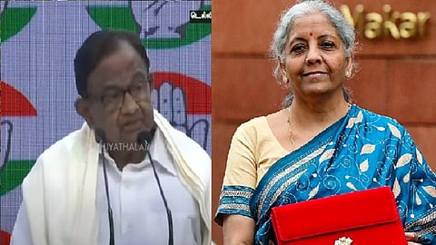 ப. சிதம்பரம், நிர்மலா சீதாராமன்