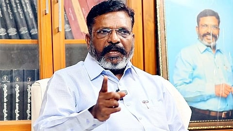 விடுதலை சிறுத்தைகள் கட்சியின் தலைவர் தொல். திருமாவளவன்