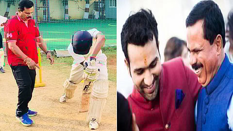 Rohit Sharma - childhood coach Dinesh Lad