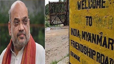 அமித் ஷா, மியான்மர் எல்லை