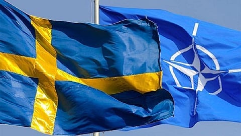 sweden, nato flags