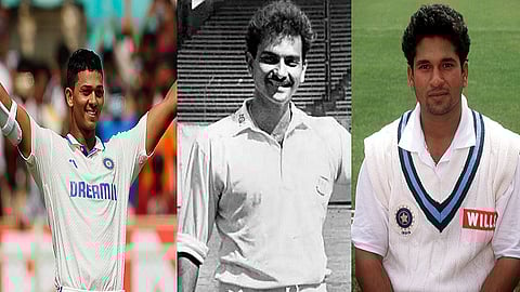 ஜெய்ஸ்வால் - ரவிசாஸ்திரி - சச்சின்