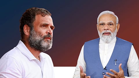 ராகுல் காந்தி - நரேந்திர மோடி