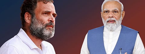 ராகுல் காந்தி - நரேந்திர மோடி