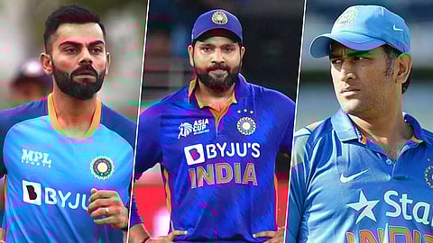 kohli - rohit - dhoni