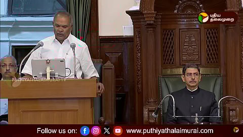 பேரவையில் சபாநாயகர் அப்பாவு - ஆளுநர் ஆர்.என்.ரவி