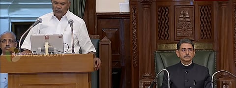 பேரவையில் சபாநாயகர் அப்பாவு - ஆளுநர் ஆர்.என்.ரவி