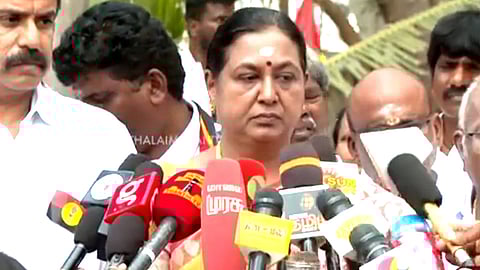 தேமுதிக பொதுச் செயலாளர் பிரேமலதா விஜயகாந்த்