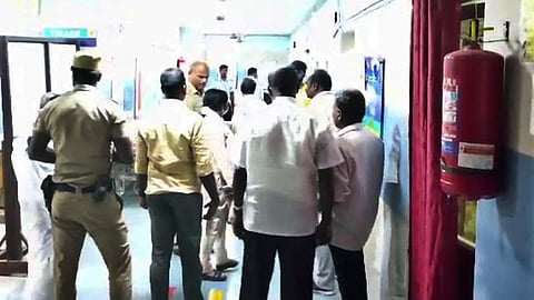 குற்றவாளி மருத்துவனையில் அனுமதிக்கப்பட்ட போது...