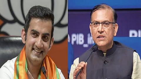 கவுதம் காம்பீர், ஜெயந்த் சின்ஹா