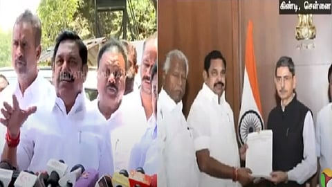 எதிர்க்கட்சித் தலைவர் எடப்பாடி பழனிசாமி