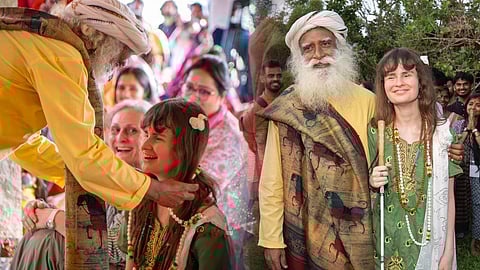 sadhguru and CassMae