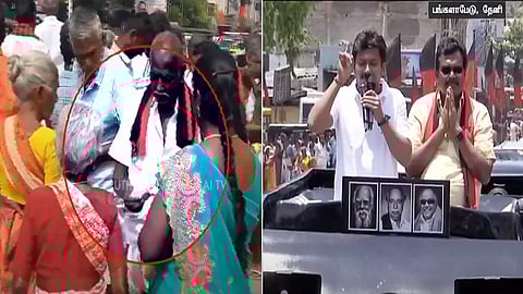 உதயநிதி ஸ்டாலின் பரப்புரையில் பணப்பட்டுவாடா