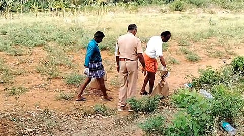 நரபலி கொடுக்கப்பட்ட நபரின் உடலை மீட்ட போலீசார்