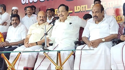 "எல்லோருக்கும் எல்லாம்" நிகழ்ச்சியில் அமைச்சர் துரைமுருகன்