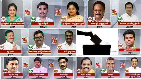 நட்சத்திர வேட்பாளர்கள் மோதும் தொகுதிகள்