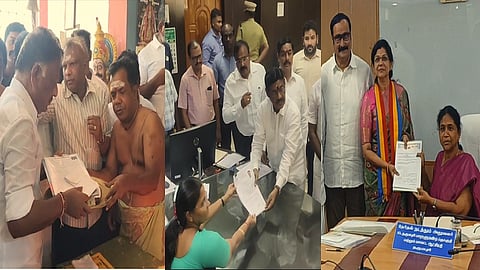 வேட்புமனுத் தாக்கல் செய்தவர்கள்