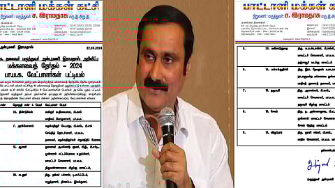 மக்களவைத் தேர்தல் 2024 | பாமக வேட்பாளர்கள் பட்டியல்