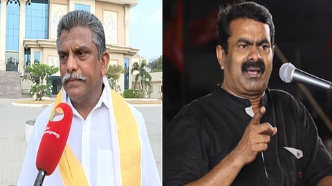 ஐக்கிய கட்சியின் மாநில தலைவர் ஜெயக்குமார் - நாம் தமிழர் கட்சியின் தலைமை ஒருங்கிணைப்பாளர் சீமான்