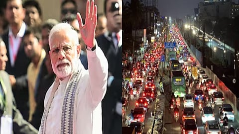 பிரதமர் மோடி வருகை