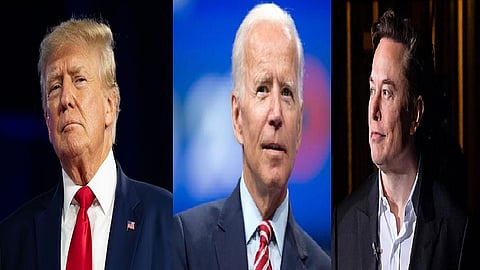 ட்ரம்ப், பைடன், மஸ்க்