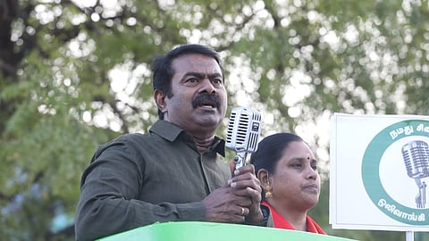 பரப்புரையில் சீமான் - நெல்லை நா.த.க. வேட்பாளர் சத்யா