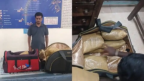 போதைப்பொருள் கடத்தலில் கைதானவர் - பறிமுதல் செய்யப்பட்ட போதைப்பொருள்