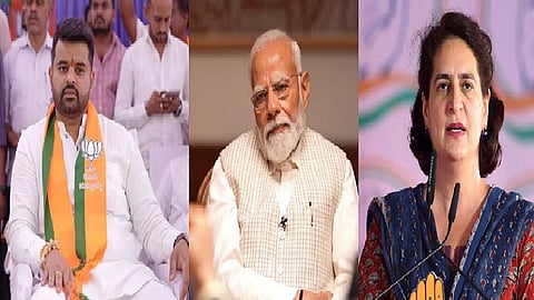 ரேவண்ணா, பிரதமர் மோடி, பிரியங்கா காந்தி